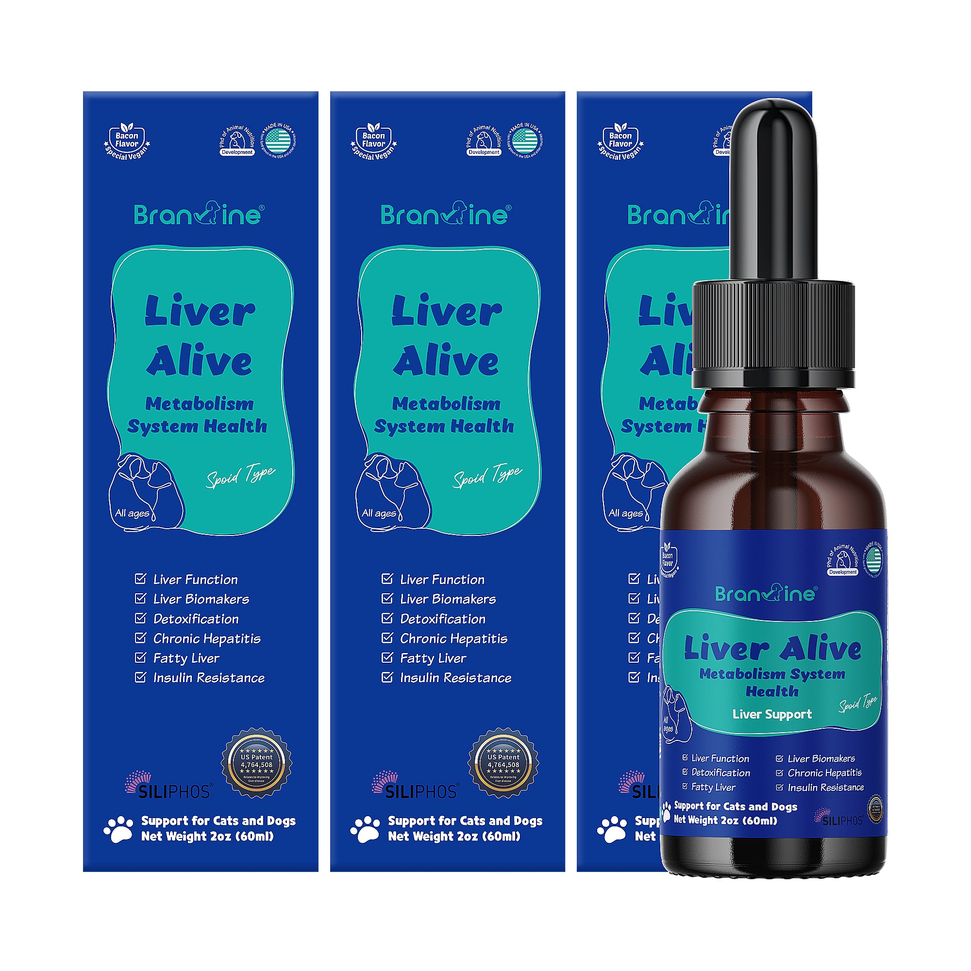 Liver Alive -  Supports Liver Function, Detox for Dogs and Cats (60ml)
