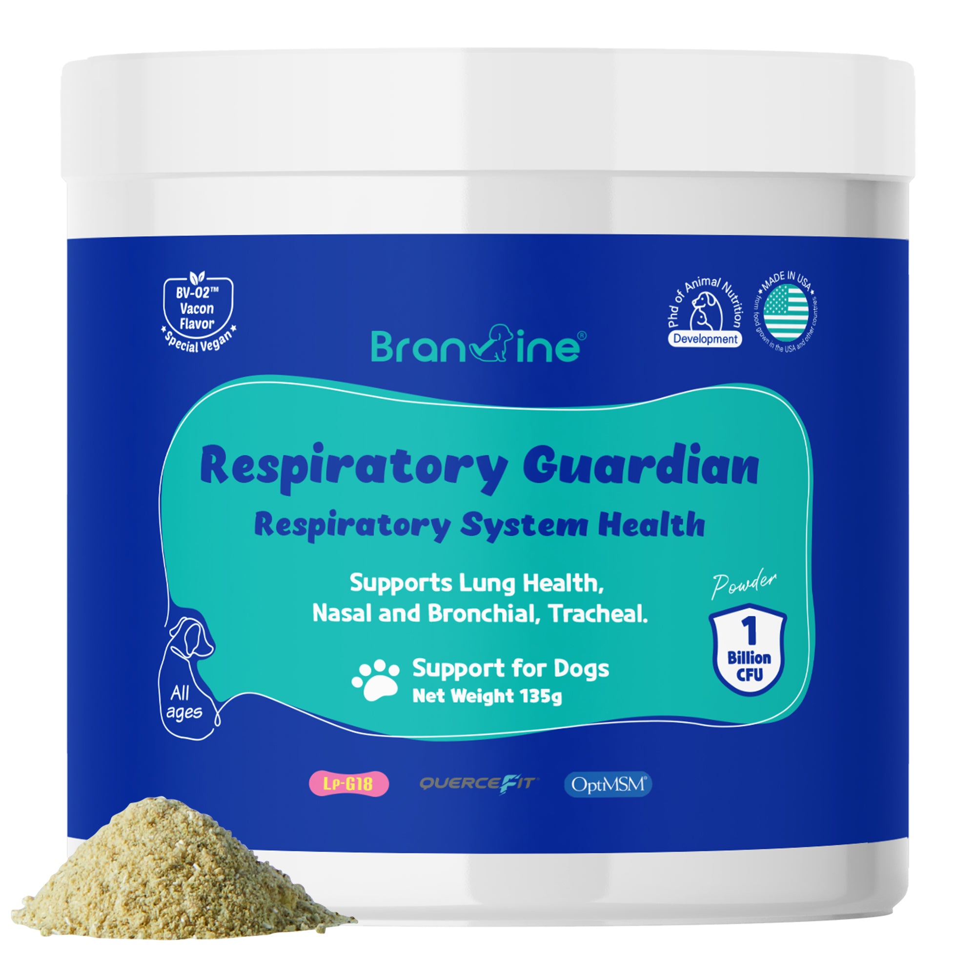 Respiratory Guardian - Supports Coughing, Runny Nose, Sinus for Dogs (135g)