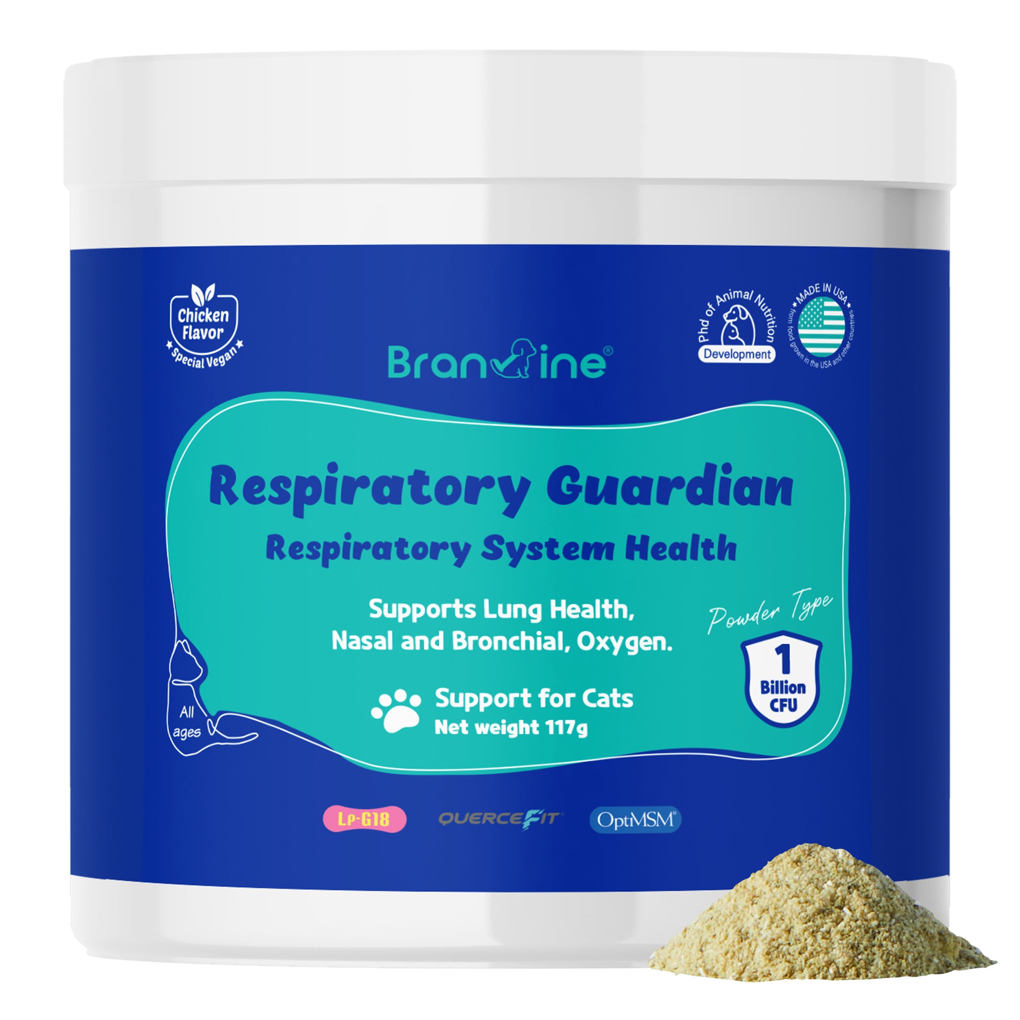 Respiratory Guardian - Supports Coughing, Runny Nose, Sinus for Cats (117g)
