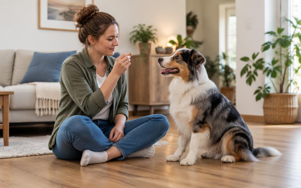 Behavior Professional caring for a dog