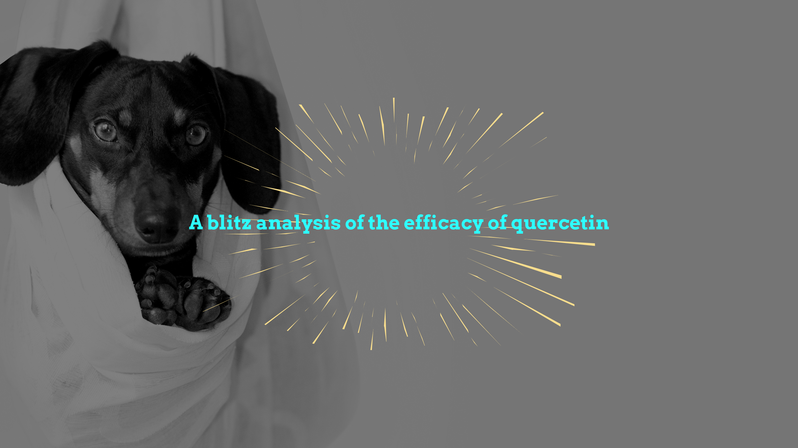 A blitz analysis of the efficacy of quercetin (Quercefit®) published in the scientific journal NATURE