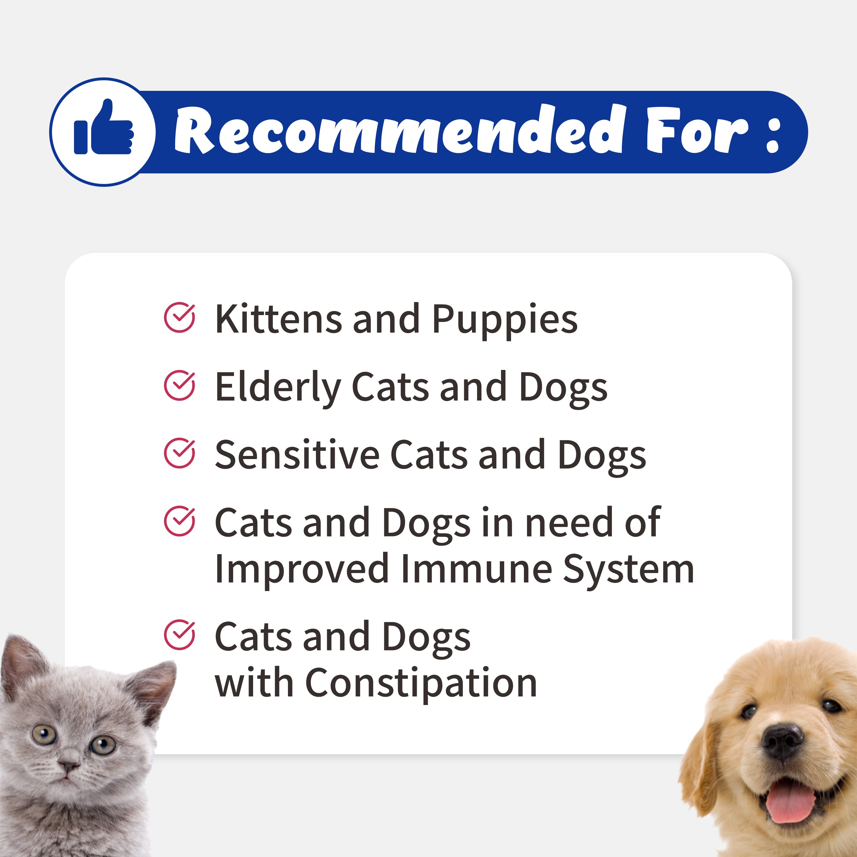 Immune Support & Gut Health for Sensitive, Young, or Senior Cats and Dogs (30ml)