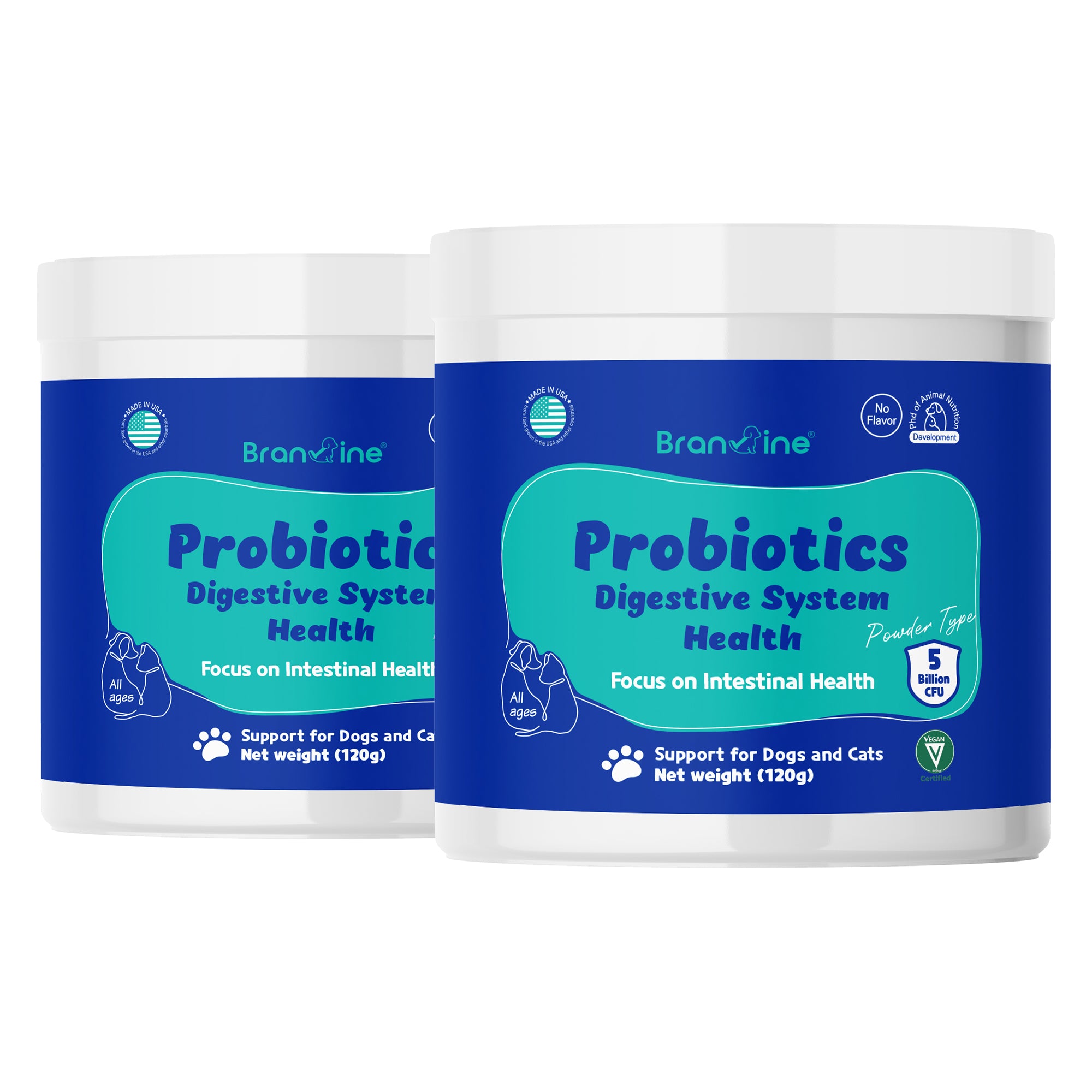 Improving Diarrhea, Constipation and Stool Odor for Cats and Dogs (120g)