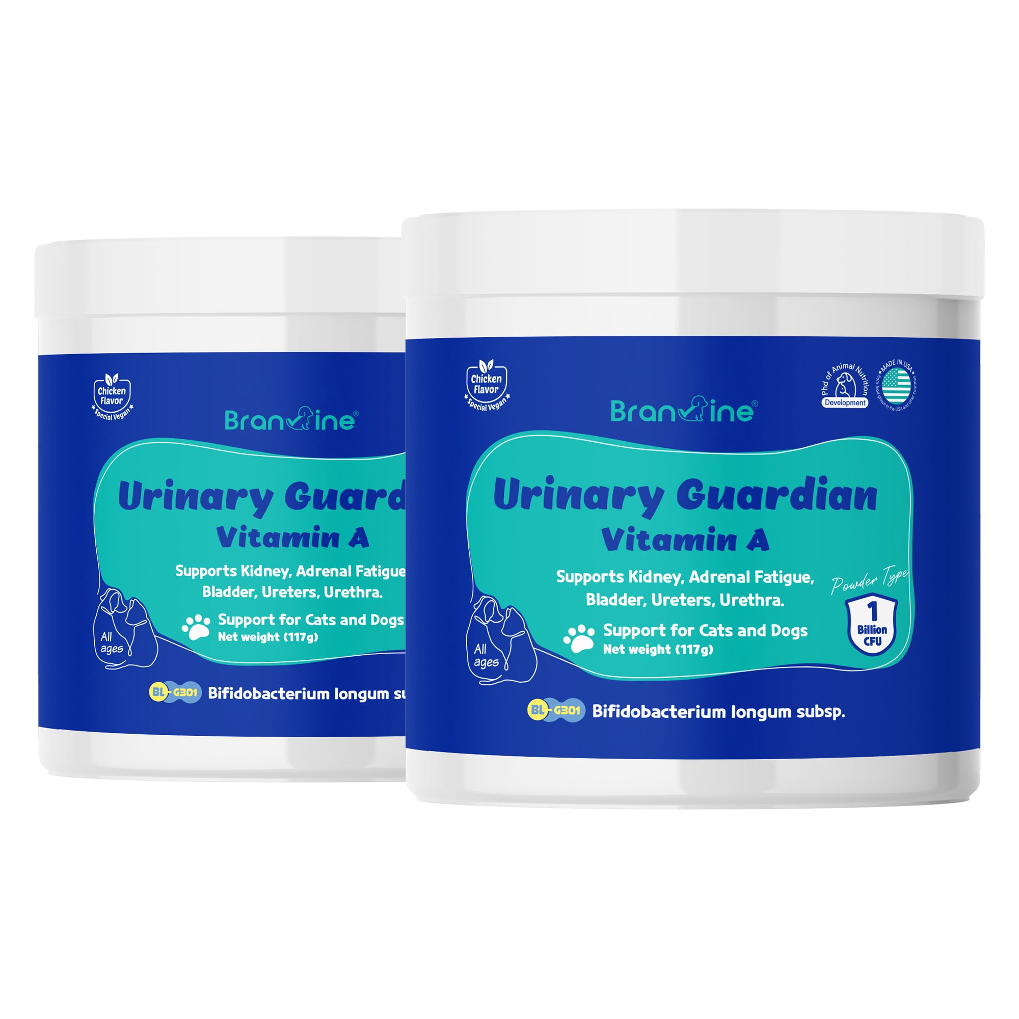 Urinary Guardian Vitamin A - Supports Kidney, Bladder, Cushing for Cats and Dogs (117g)