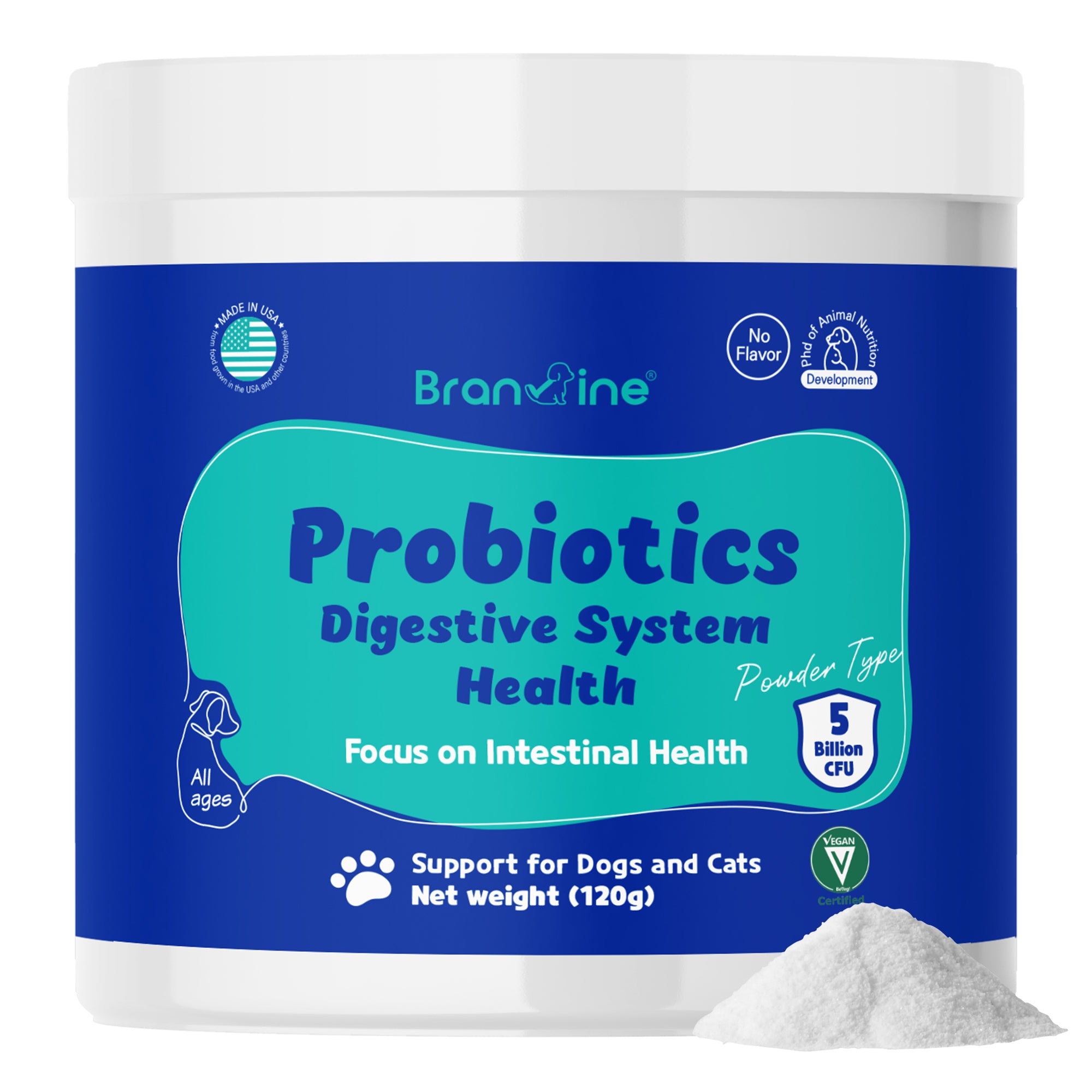 Improving Diarrhea, Constipation and Stool Odor for Cats and Dogs (120g)