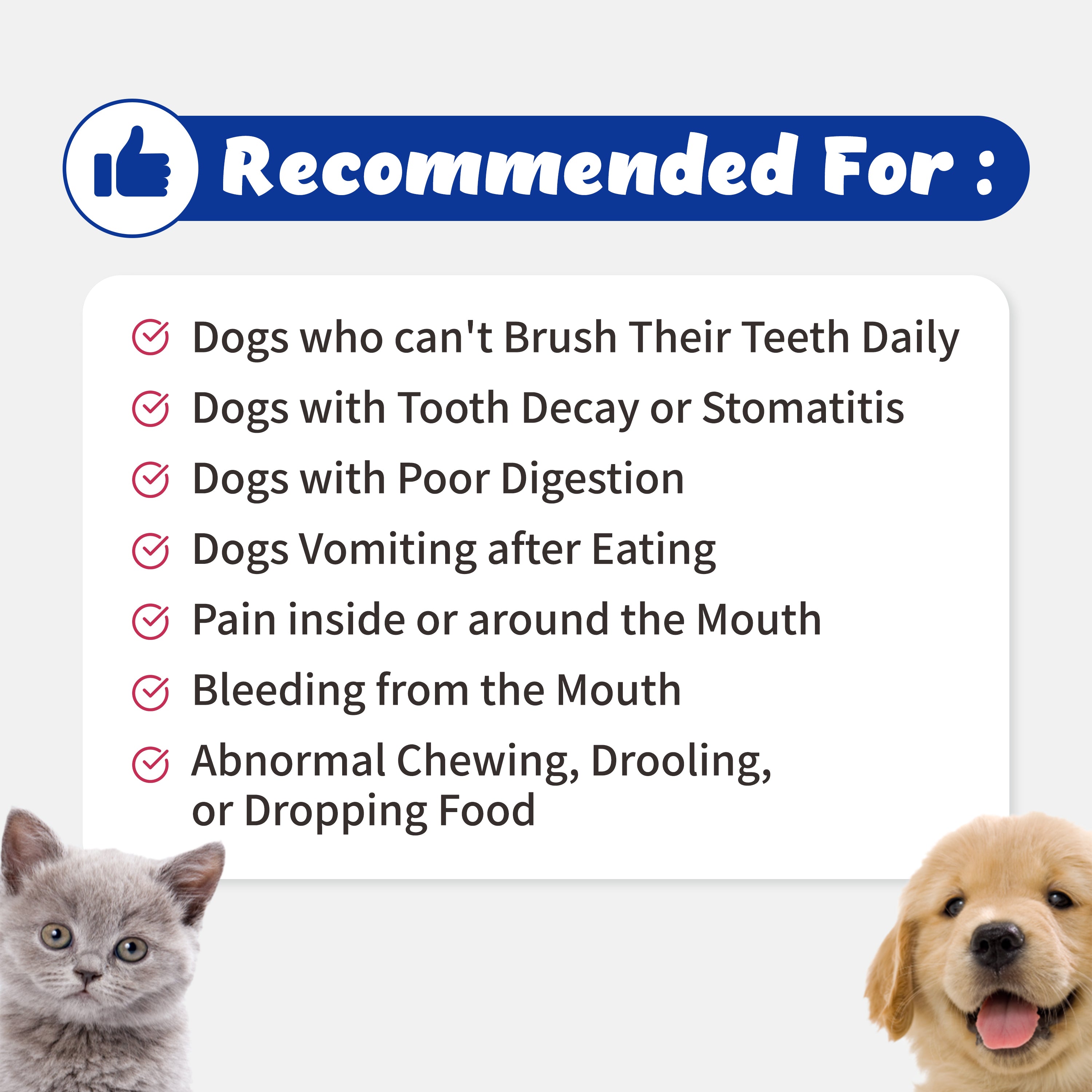 Dental-Tummy Probiotics for Cats and Dogs (120g)