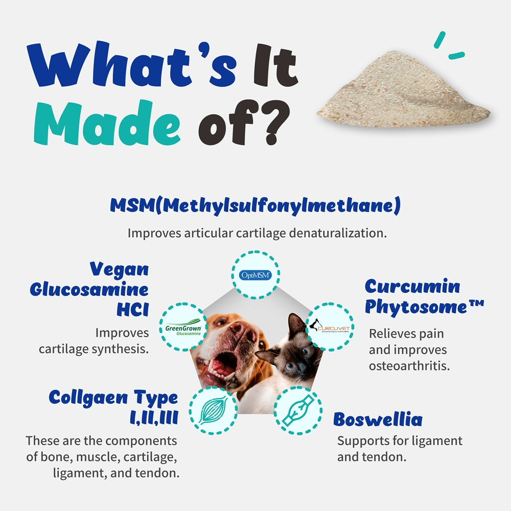 Joint Guardian - Supports Joint, Muscle and Ligament for Cats and Dogs (220.50g)