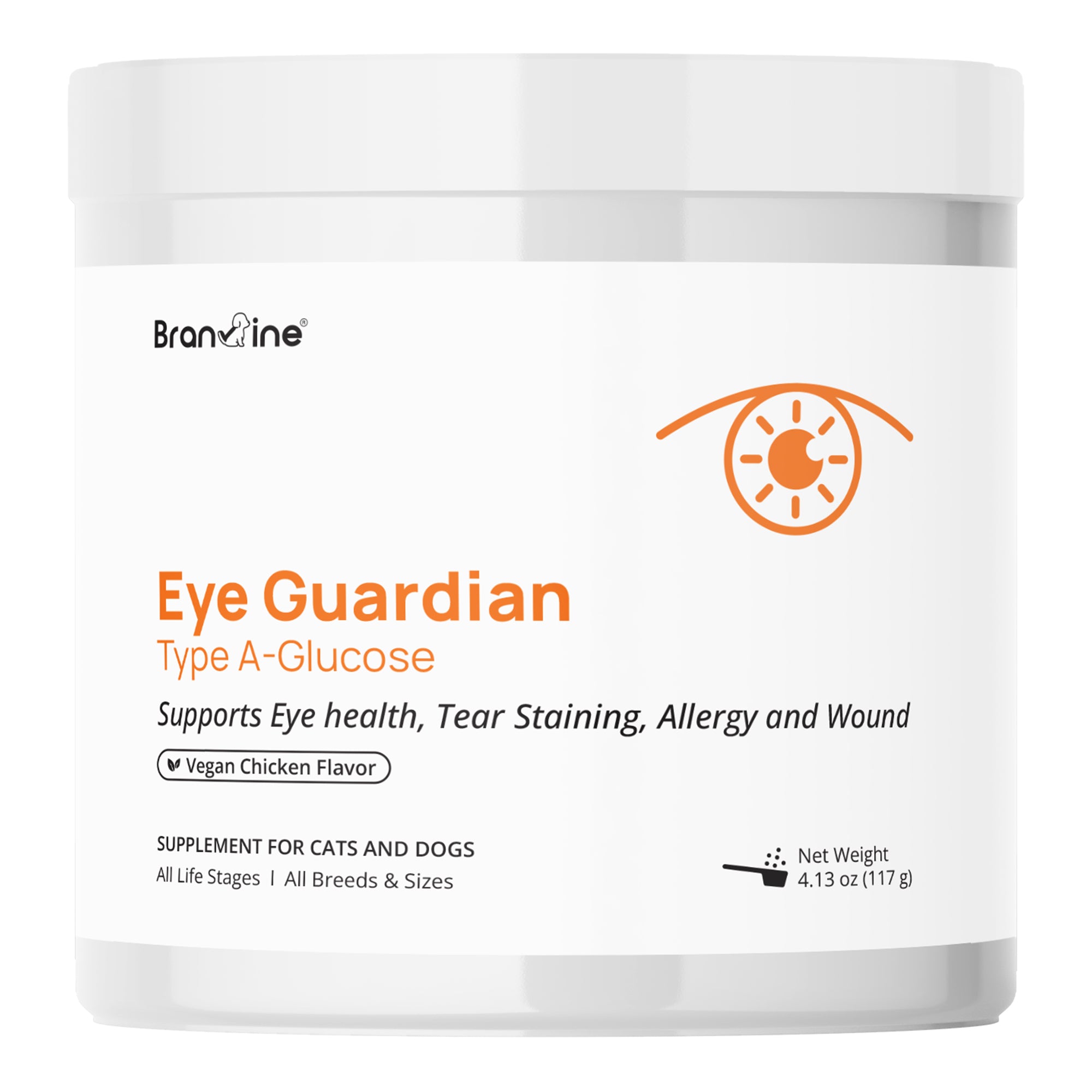 Eye Guardian - Supports Eyes, Tear Staining for Cats and Dogs of Normal Weight (117g)