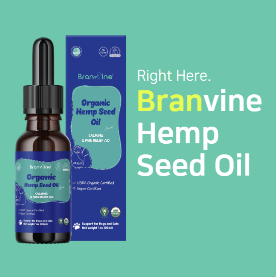 Organic Hemp, Hemp Seed Oil - Comprehensive Support for Dogs and Cats (30ml)